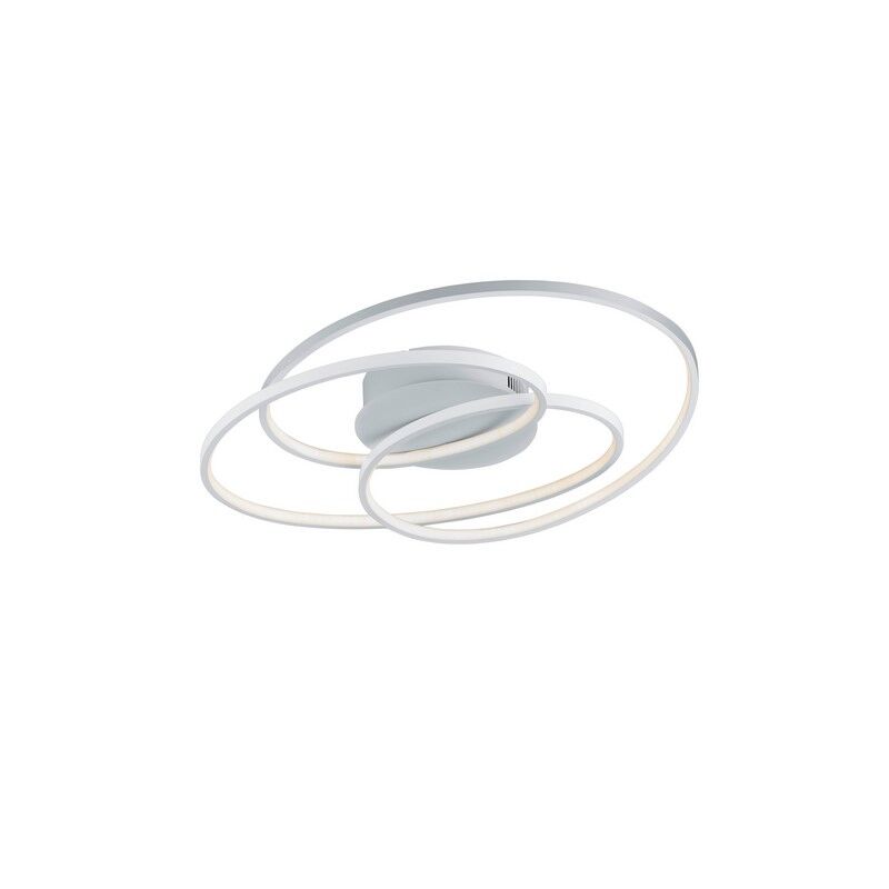Witte plafonniere Sabra, metaal, modern, 38 watt