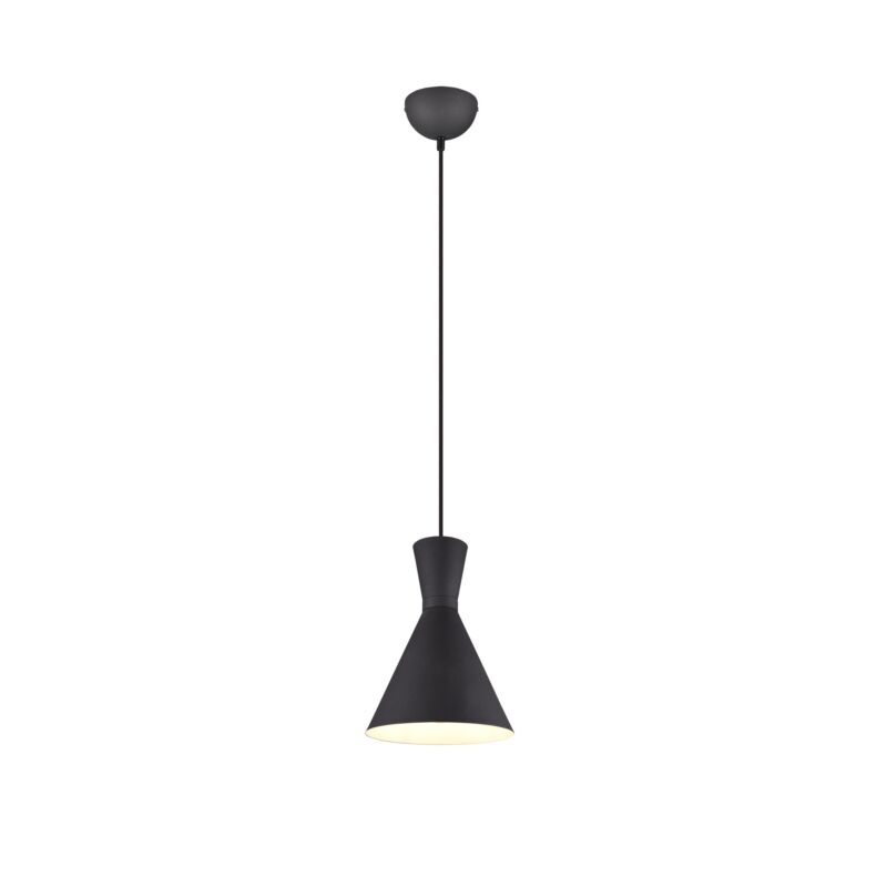 Moderne hanglamp Mindy, zwart