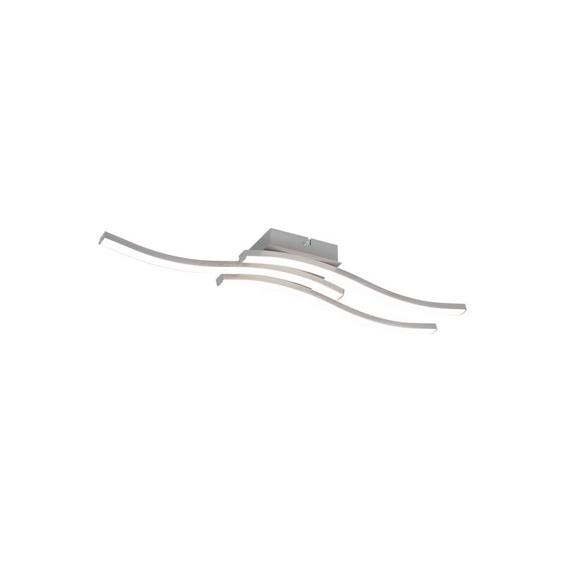 Nikkelen plafondlamp Go, metaal, modern, 5w, 4000K LED