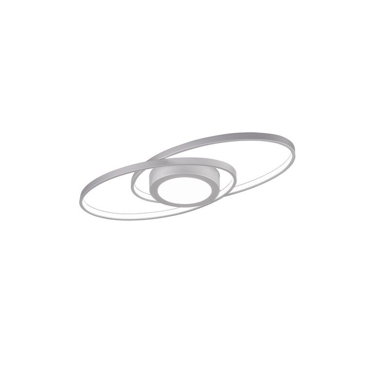 Taupe plafonniere Sarama, metaal, modern, 27 watt