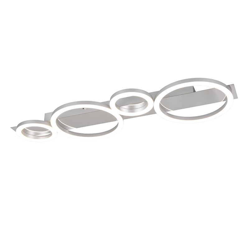 Chromen plafondlamp design, Ishaan, 26,5W, 4000K LED