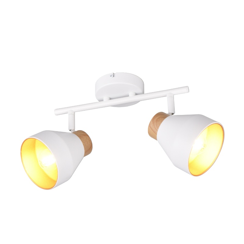 Witte plafondspot modern, Riette