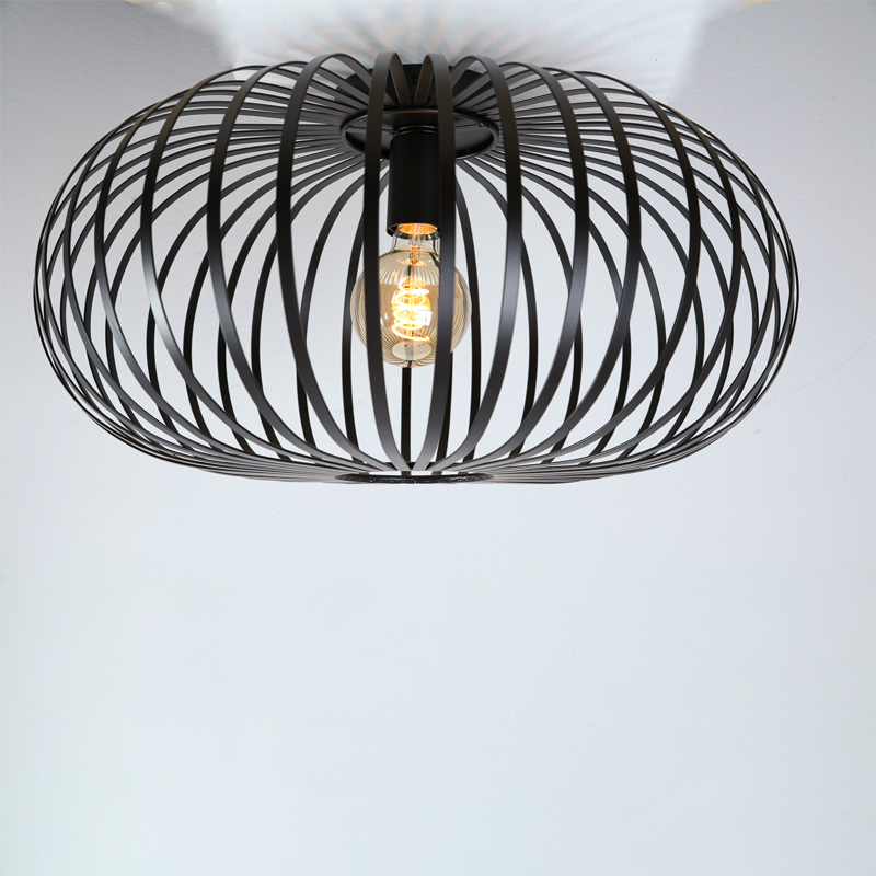 Industriële plafondlamp zwart, Balloon