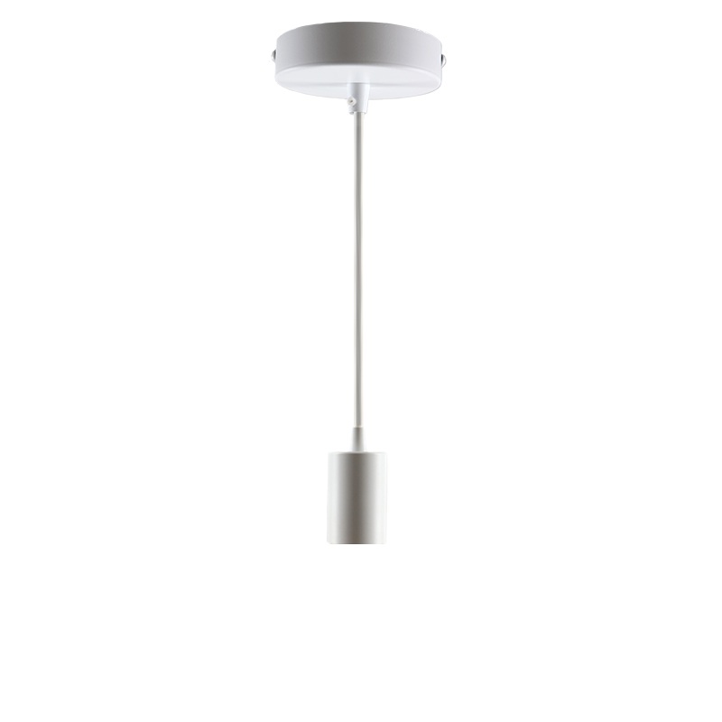 Aluminium hanglamp zonder kap wit, Rika