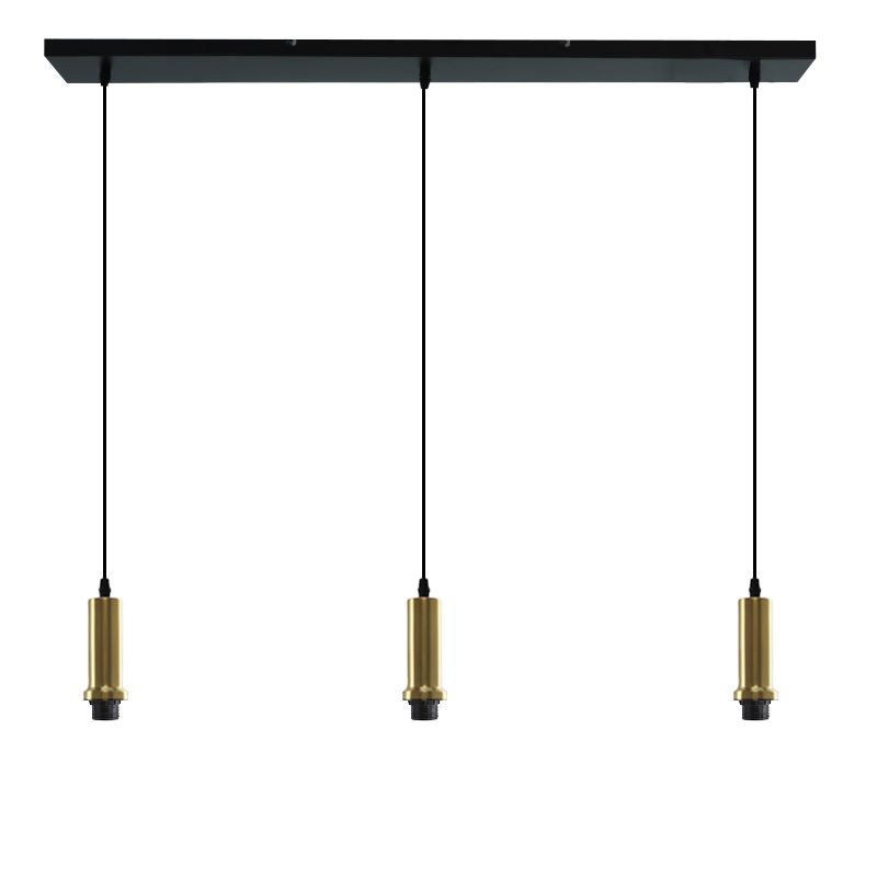 Aluminium hanglamp zonder kap goud, Rika