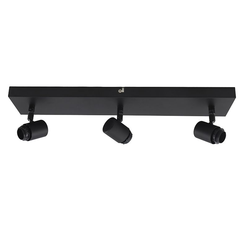 Aluminium plafondfitting zwart, Rika