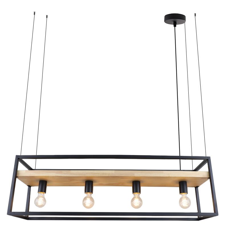 Industriële hanglamp zwart, Frama