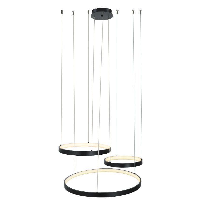 Design hanglamp zwart, Giorgio, 60W, 2700K LED Design hanglamp zwart, Giorgio, 60W, 2700K LED