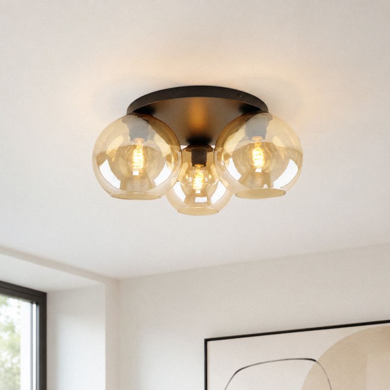 Design plafondlamp amber, Emerson