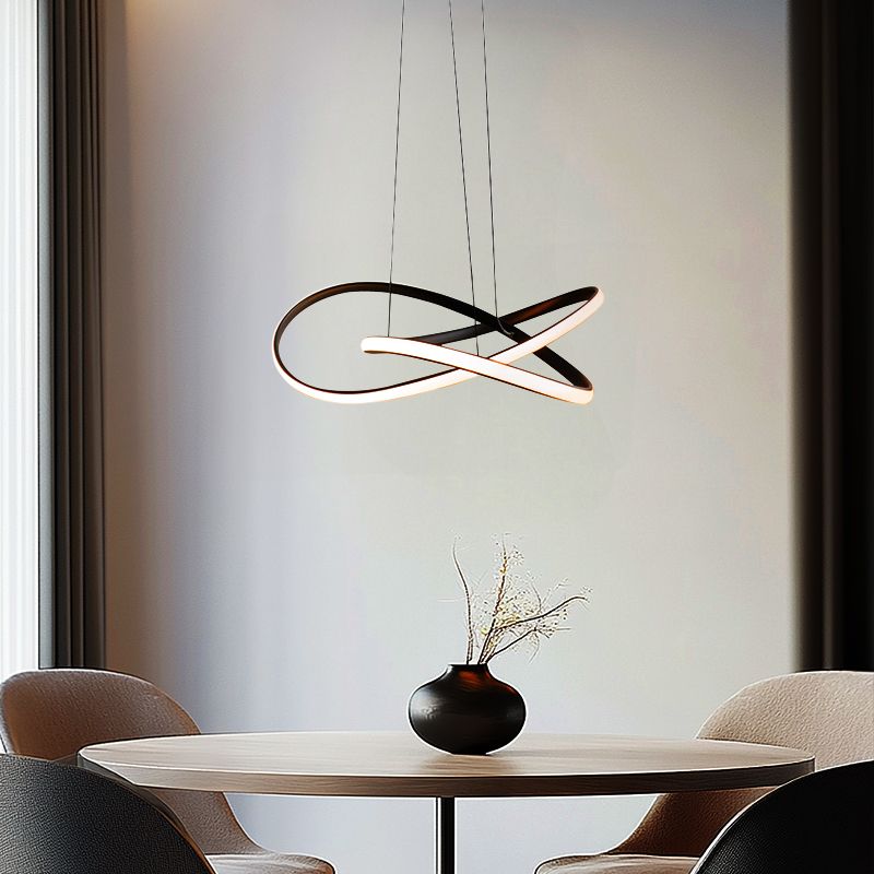 Design hanglamp zwart, Tanya, 21W, 2700K LED Design hanglamp zwart, Tanya, 21W, 2700K LED