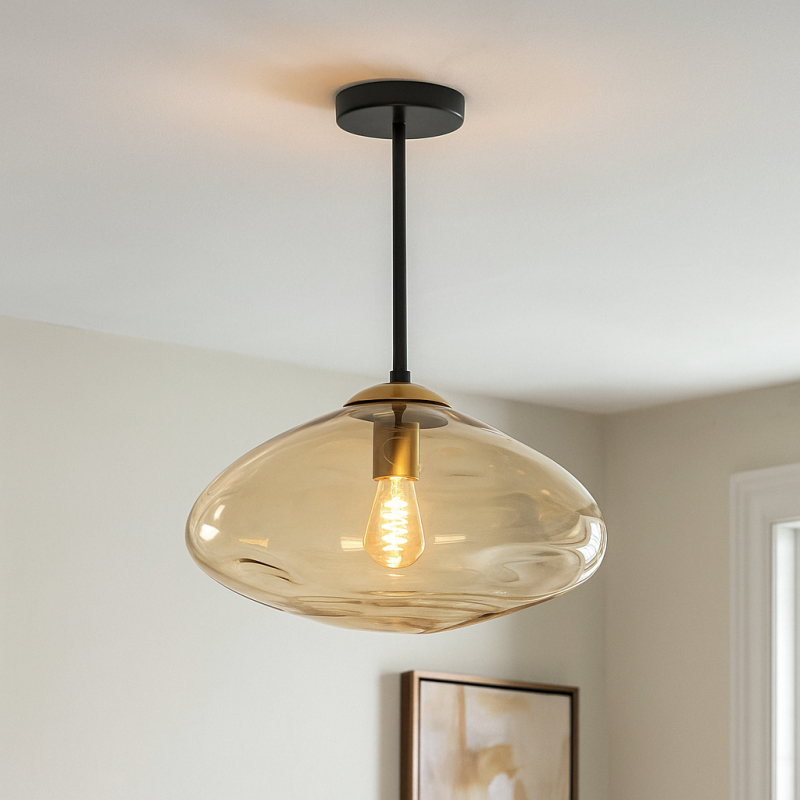 Design plafondlamp amber, Evita Design plafondlamp amber, Evita