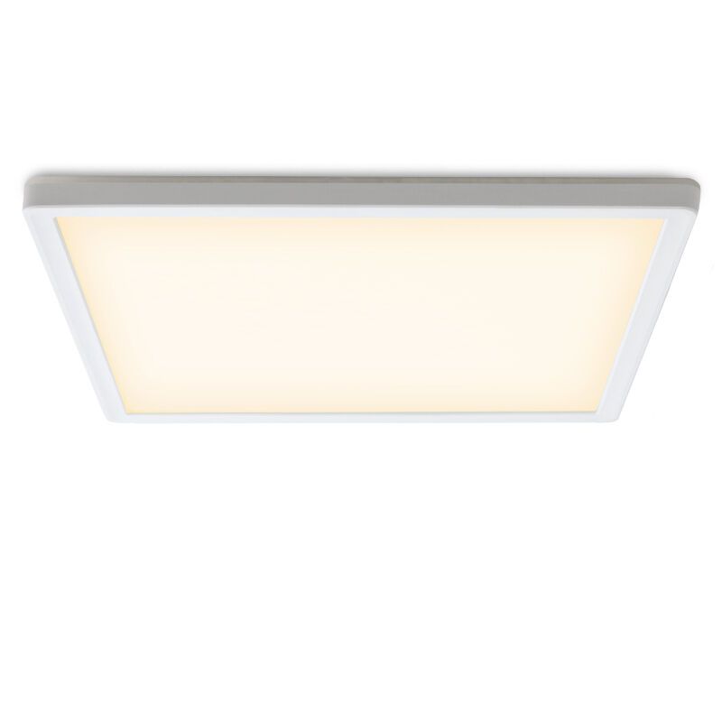 Witte plafonnière Shona, vierkant, 3-staps dimbaar, 18w, 3000K LED Witte plafonnière Shona, vierkant, 3-staps dimbaar, 18w, 3000K LED
