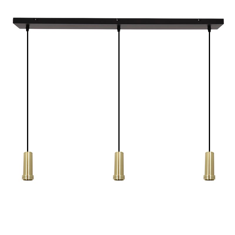 Aluminium hanglamp zonder kap goud, Rika Aluminium hanglamp zonder kap goud, Rika