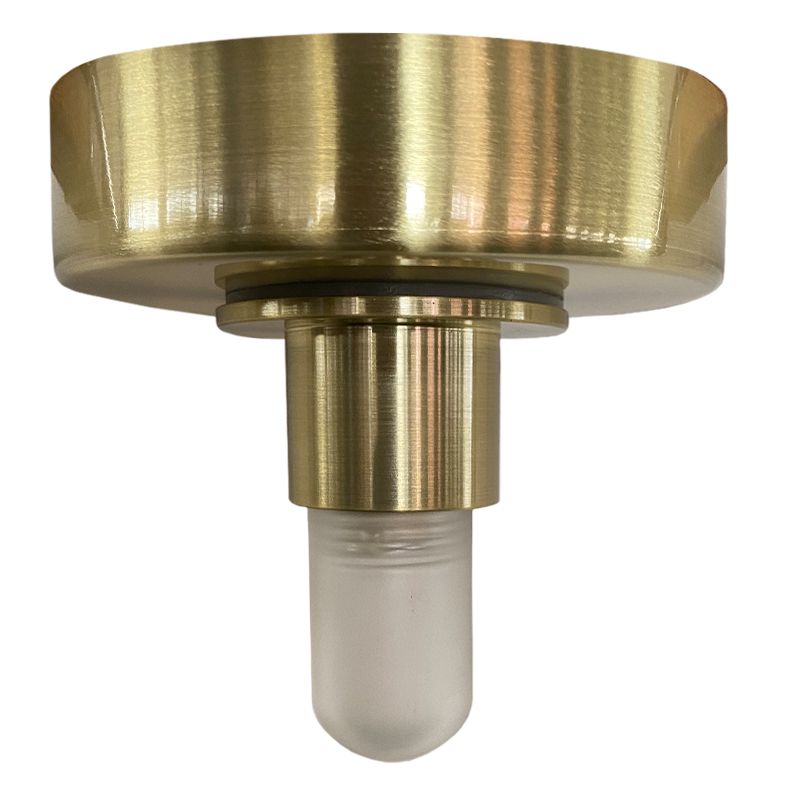 Kunststof plafondfitting goud, Aafje, IP44