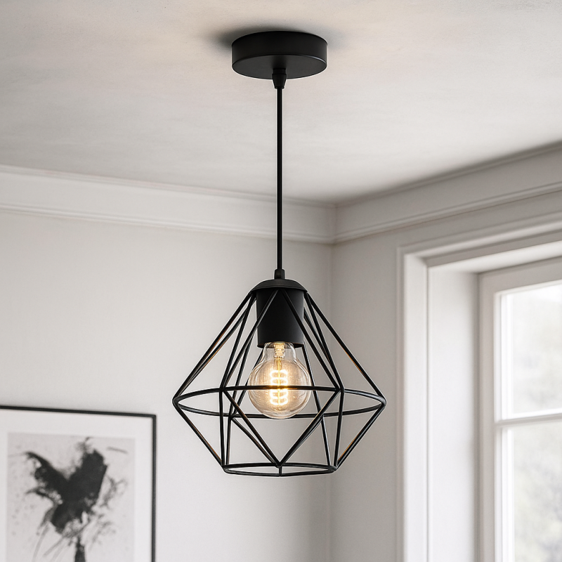 Stoere, industrie hanglamp Jochem, Gaaslook Stoere, industrie hanglamp Jochem, Gaaslook