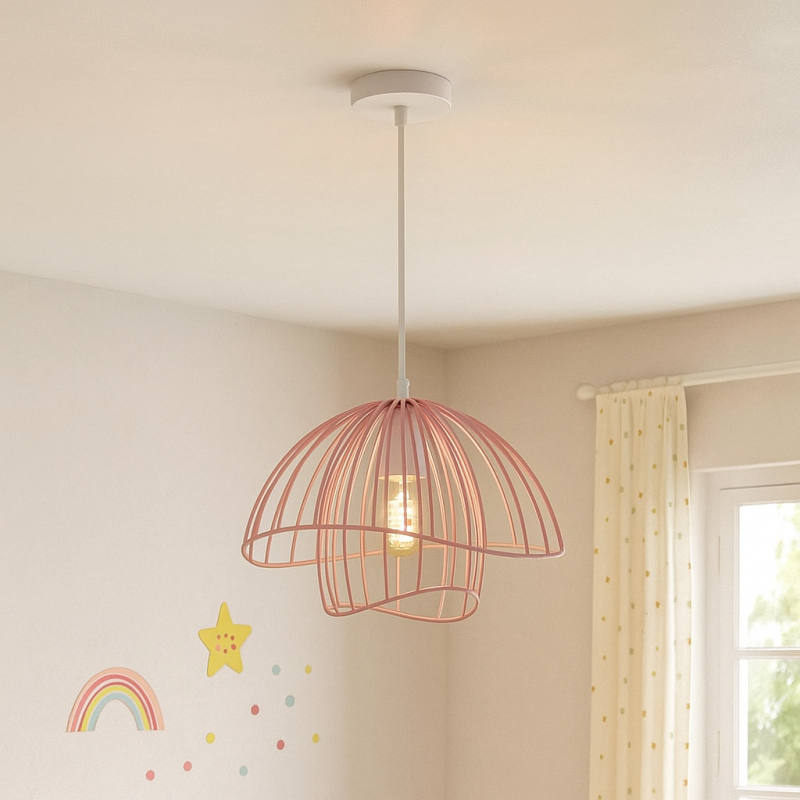 Moderne hanglamp roze, Jolien Moderne hanglamp roze, Jolien