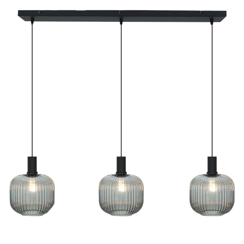 Retro hanglamp grijs, Charlois