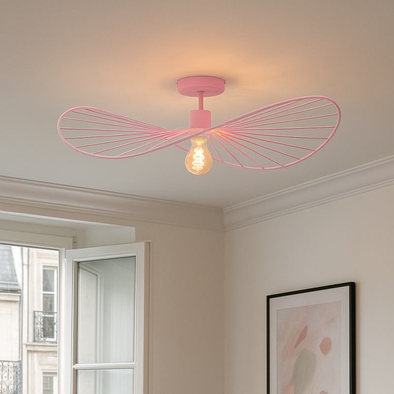Moderne plafondlamp roze, Jolinda
