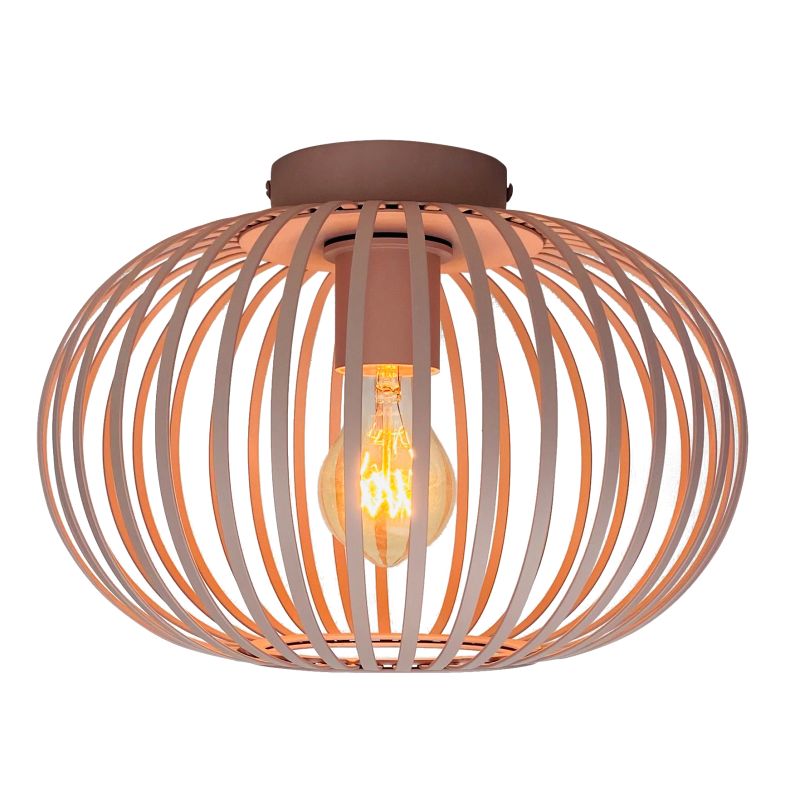 Industriële plafondlamp oud roze, Lieve Industriële plafondlamp oud roze, Lieve
