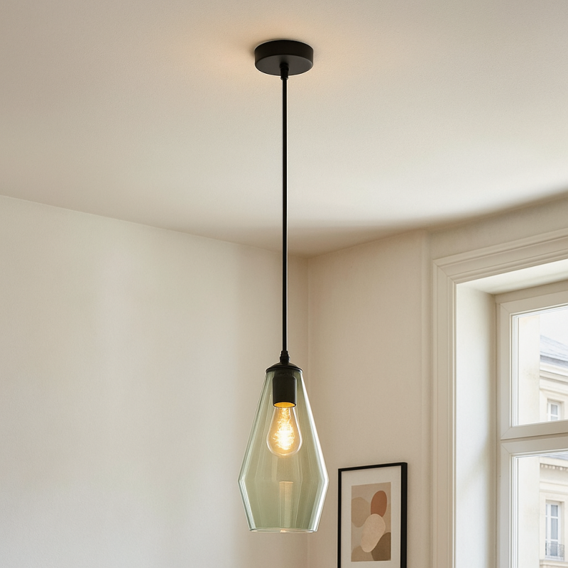 Moderne hanglamp groen, Aimee