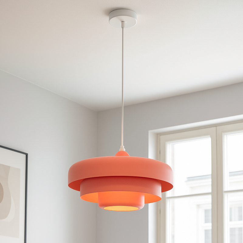 Moderne hanglamp roze, Meredith Moderne hanglamp roze, Meredith