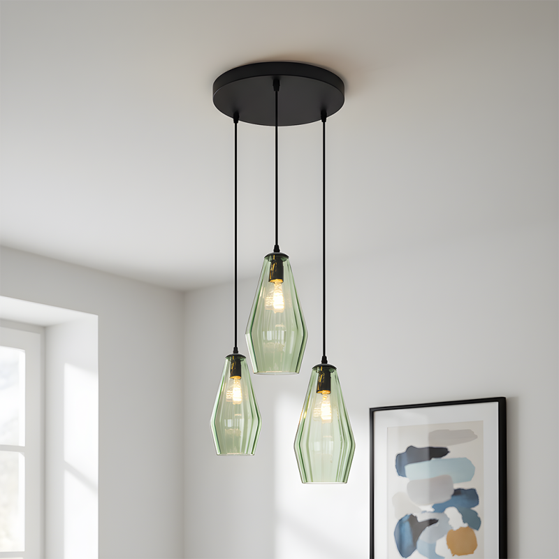 Moderne hanglamp groen, Aimee