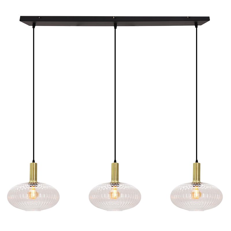 Retro hanglamp transparant, Charlois