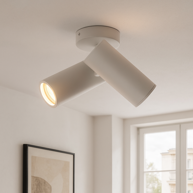 Moderne plafondspot wit, Nadi