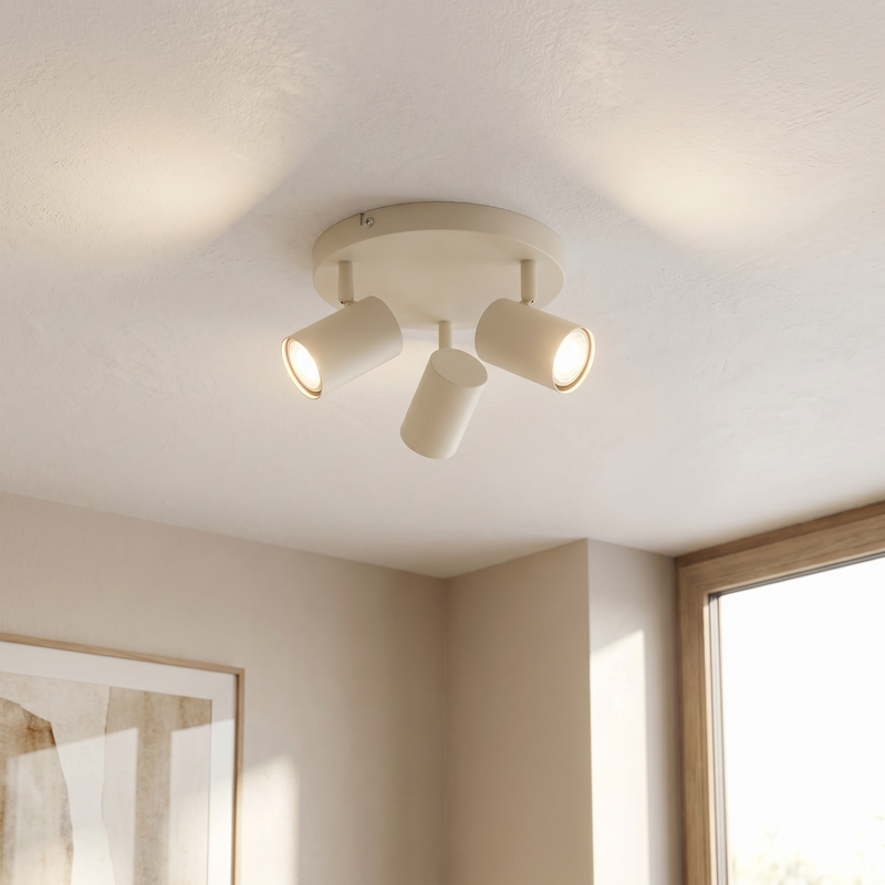 Moderne plafondspot beige, Elena Moderne plafondspot beige, Elena