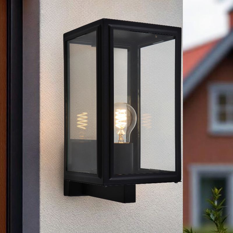 Moderne buitenlamp zwart, Sidney, IP44