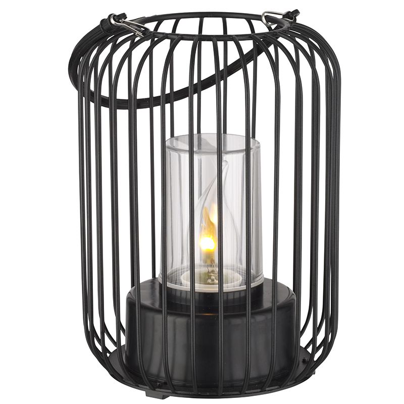 Moderne buiten tafellamp zwart, Enya, IP44 Moderne buiten tafellamp zwart, Enya, IP44