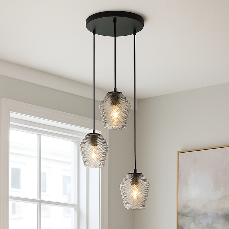 Moderne hanglamp transparant, Nanko