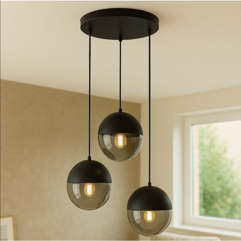 Design hanglamp grijs, Nalini