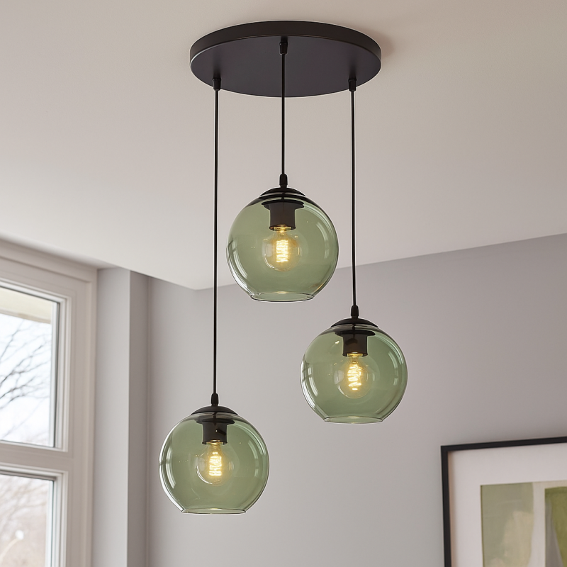 Design hanglamp groen, Giada