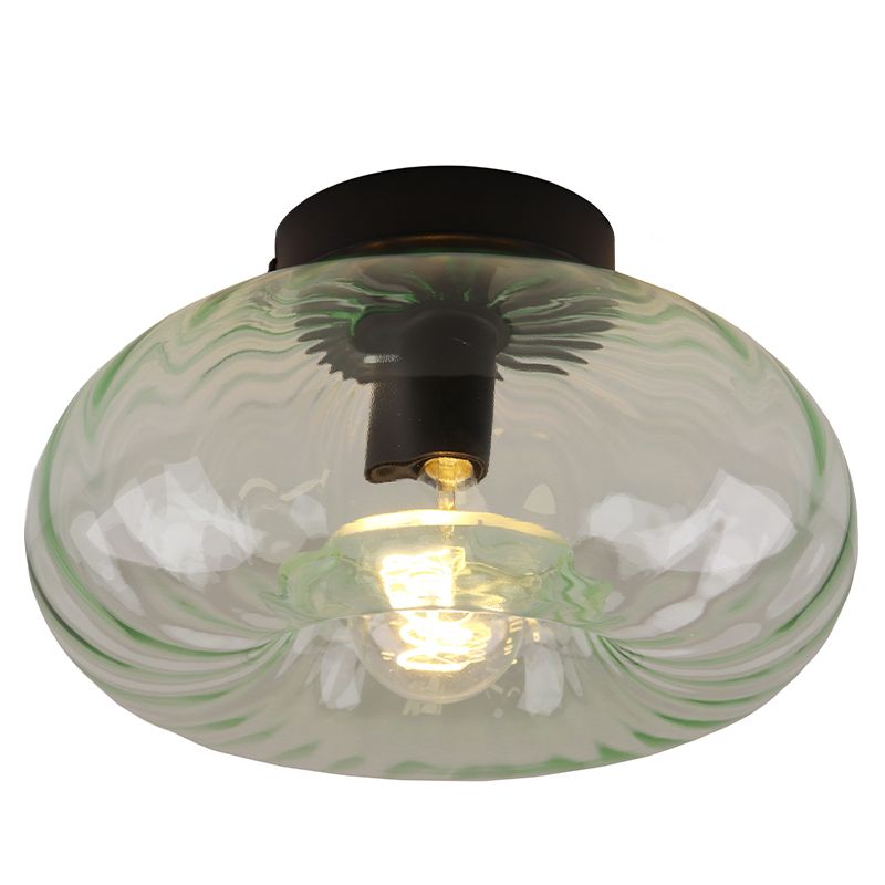 Retro plafondlamp groen, Diane