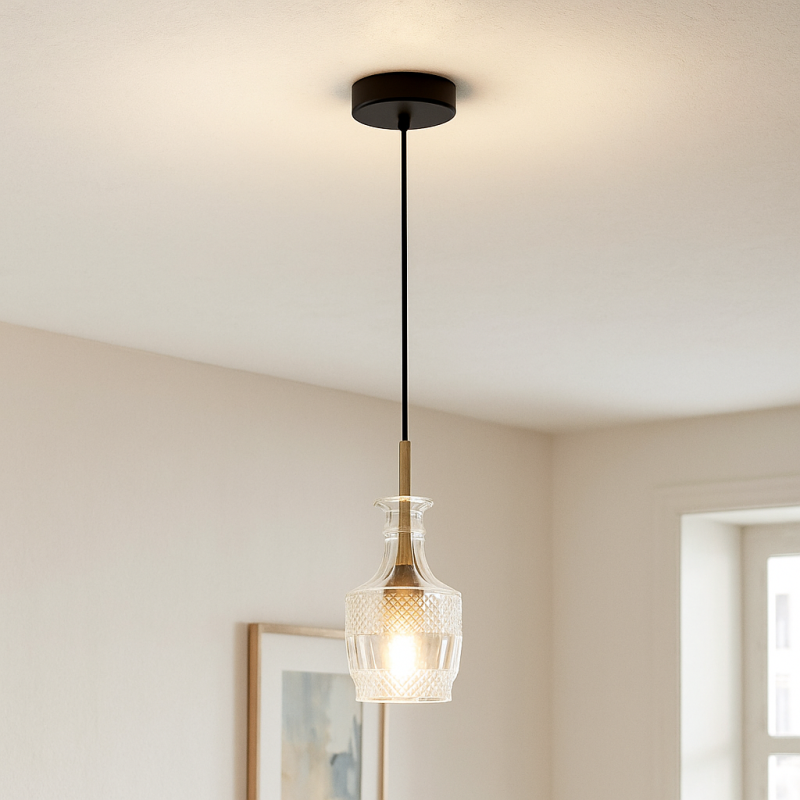 Design hanglamp transparant, Danny Design hanglamp transparant, Danny