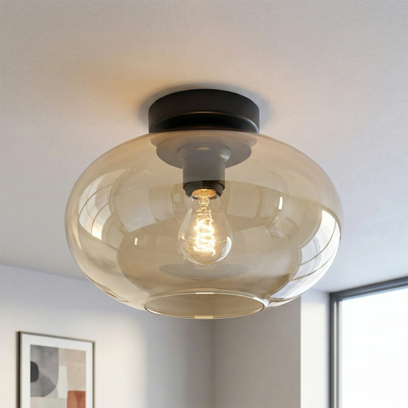 Design plafondlamp amber, Luca