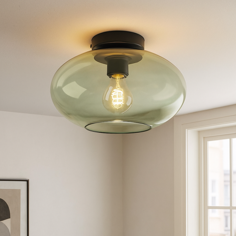 Design plafondlamp groen, Luca Design plafondlamp groen, Luca