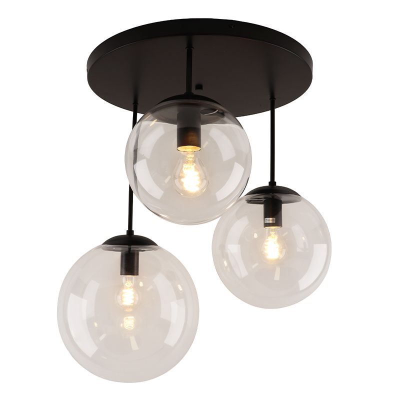 Design plafondlamp transparant, Dolf
