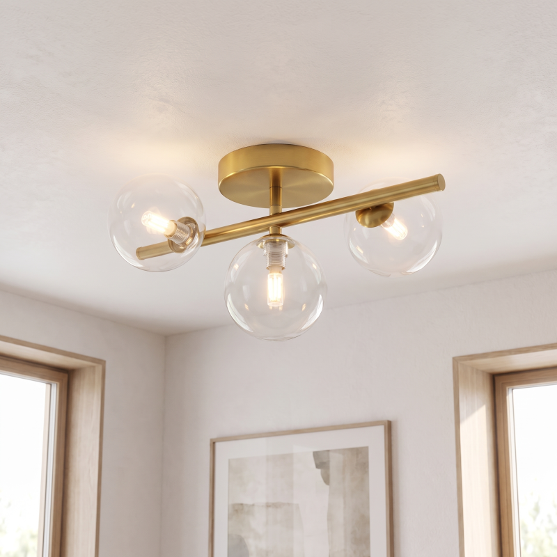 Design plafondlamp transparant, Remo Design plafondlamp transparant, Remo