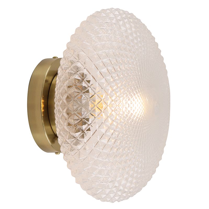 Retro wandlamp messing, Valesca Retro wandlamp messing, Valesca