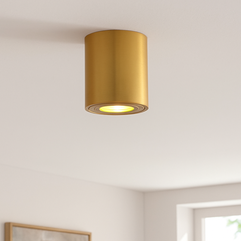 Metalen opbouwspot messing, Alion, IP44