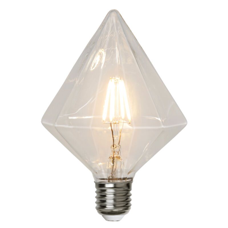 E27 diamant LED lamp Finley, 3,2 Watt, 2700K (Extra warm wit) E27 diamant LED lamp Finley, 3,2 Watt, 2700K (Extra warm wit)
