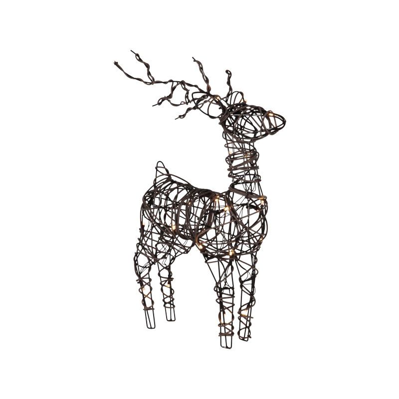 Kerst Rendier met 24 leds voor buiten, klein Kerst Rendier met 24 leds voor buiten, klein