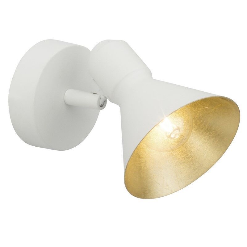Moderne spot Joenna - wit, goud Moderne spot Joenna - wit, goud