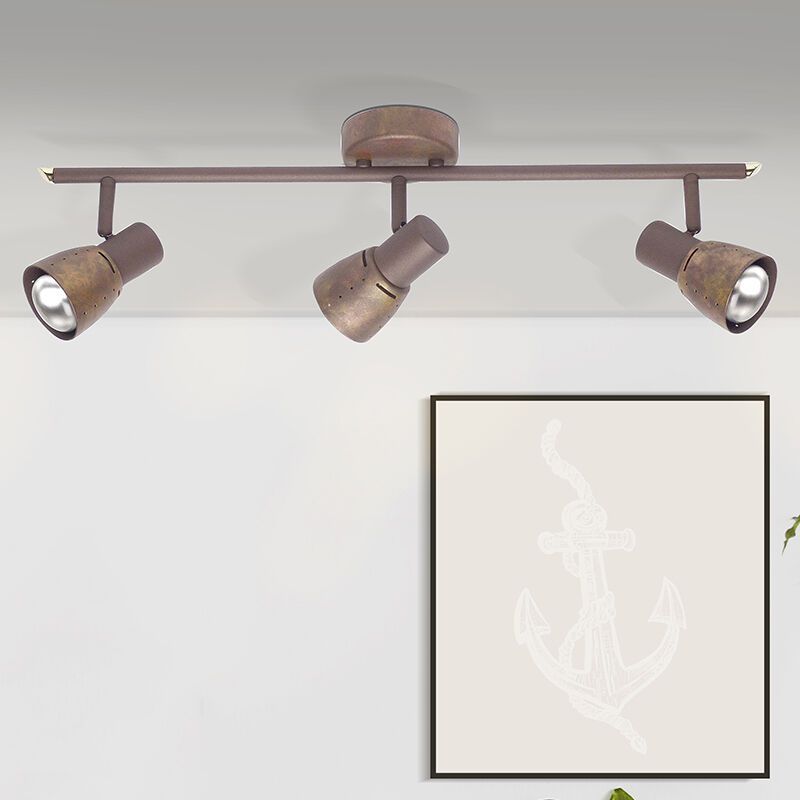 Metalen plafondspot koper, Rieko