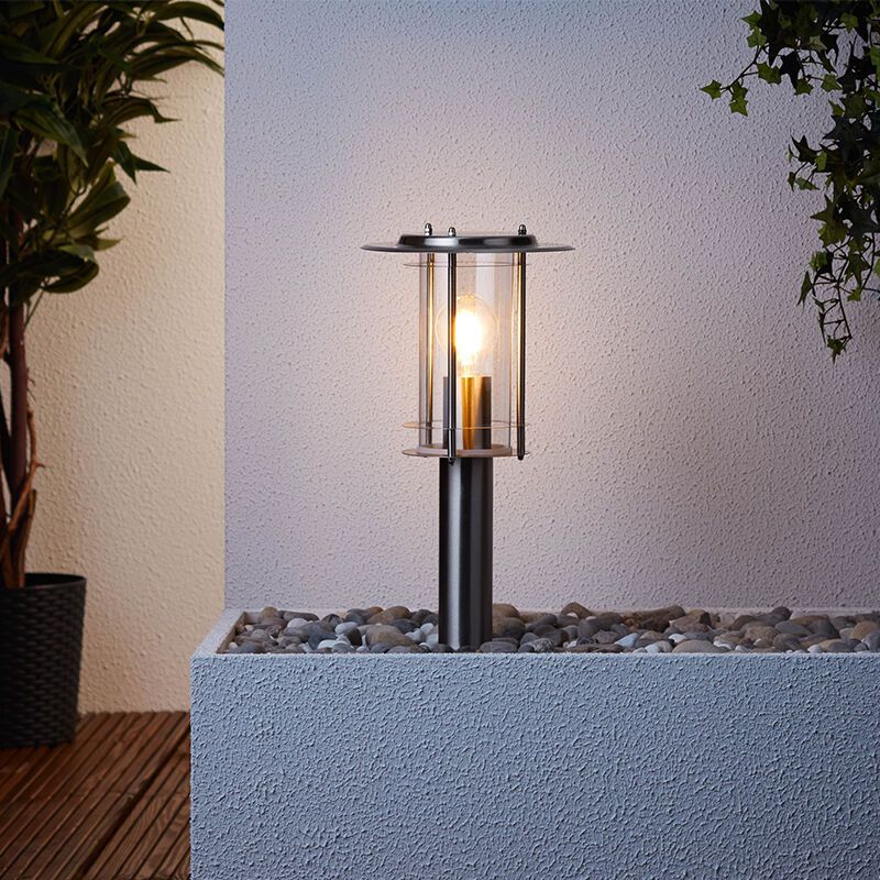 Metalen buitenlamp chroom, Shamayra, IP44 Metalen buitenlamp chroom, Shamayra, IP44