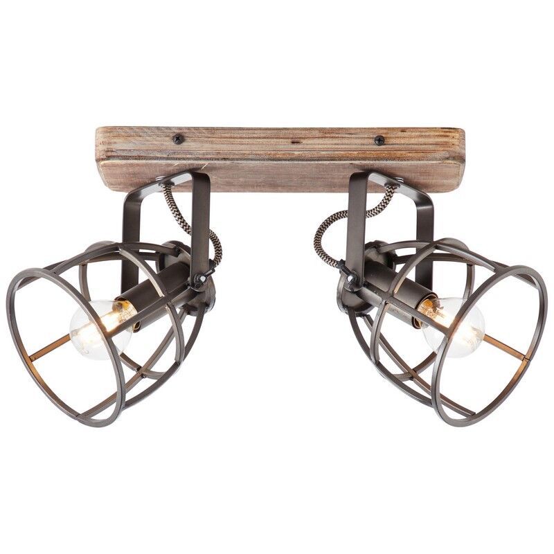 Industriële plafondspot zwart, Esmee