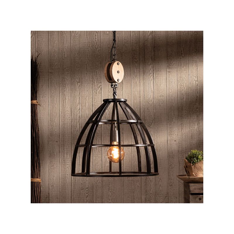 Industriële hanglamp zwart, Esmee
