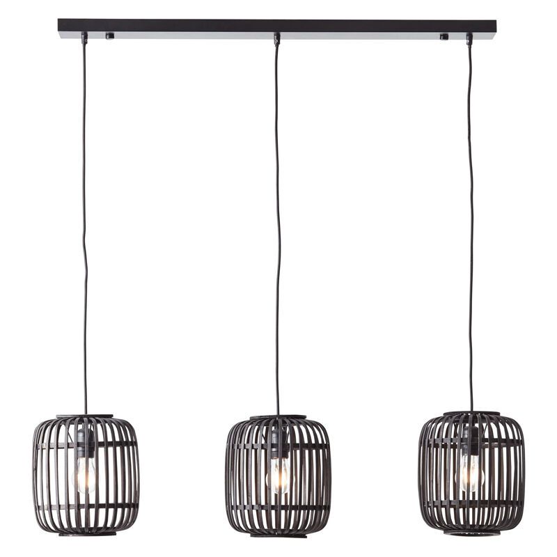 Moderne Hanglamp Brain, Zwart, hout